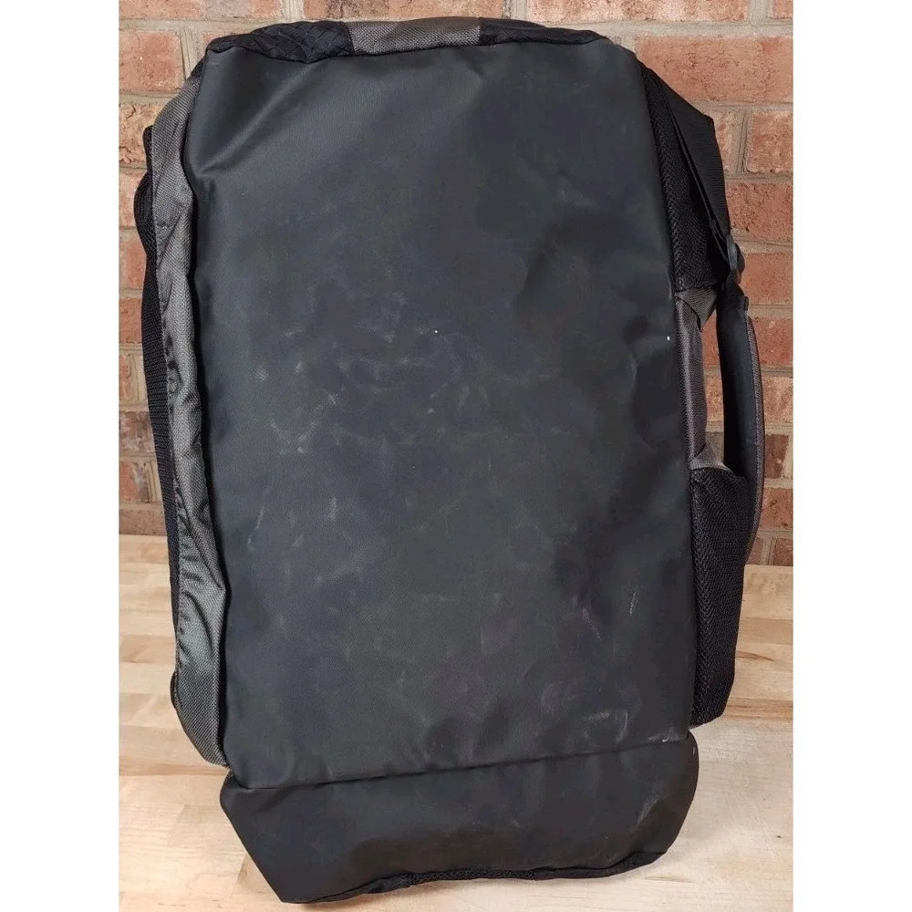 Oakley Icon 2.0 Software Gray Black Nylon Large Duffle Bag Y2K